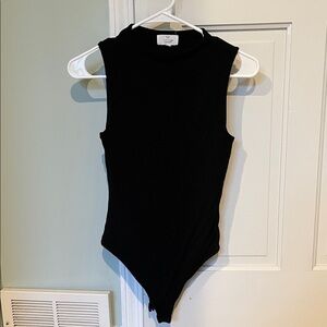 Black Thong Bodysuit